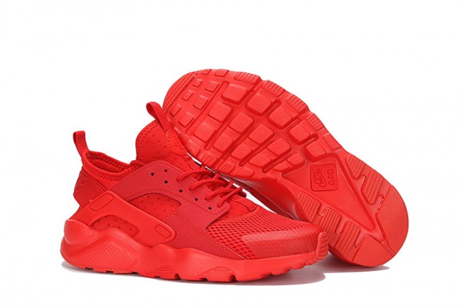 nike huarache blanche et rouge